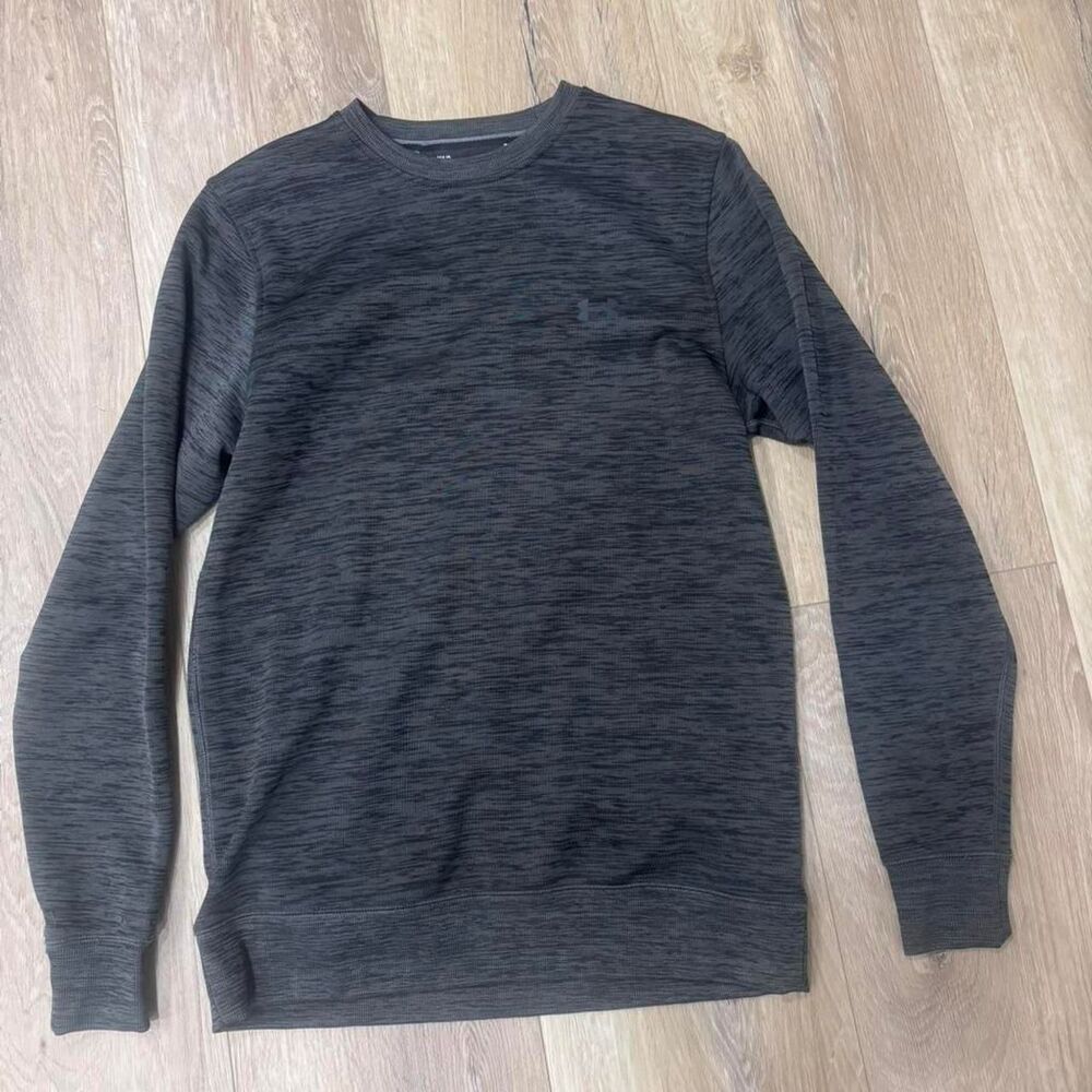 Under-armour Men's Grey and Black Sweatshirt